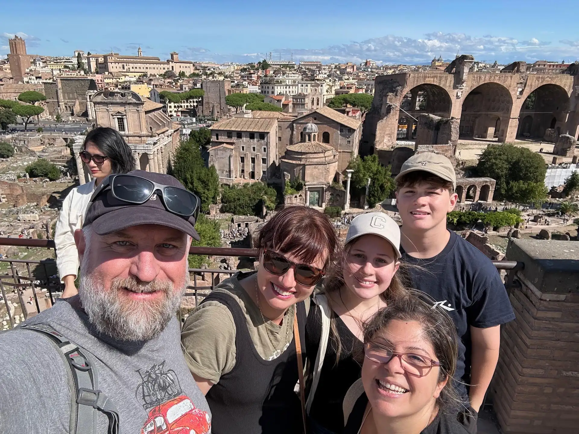 Rome with Silvia guests visiting the Colosseum