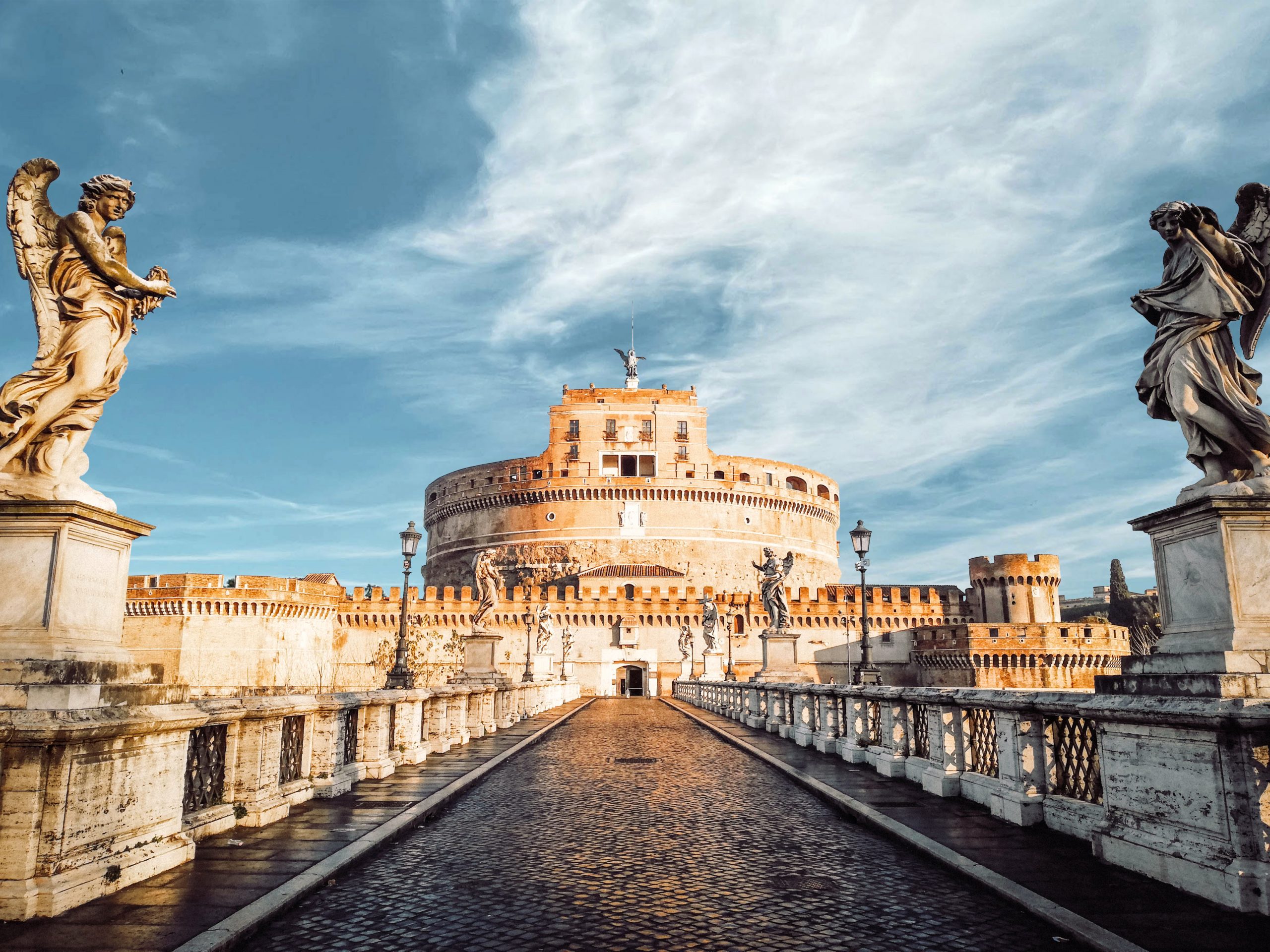 Castel Sant'Angelo viewed from Ponte Sant'Angelo